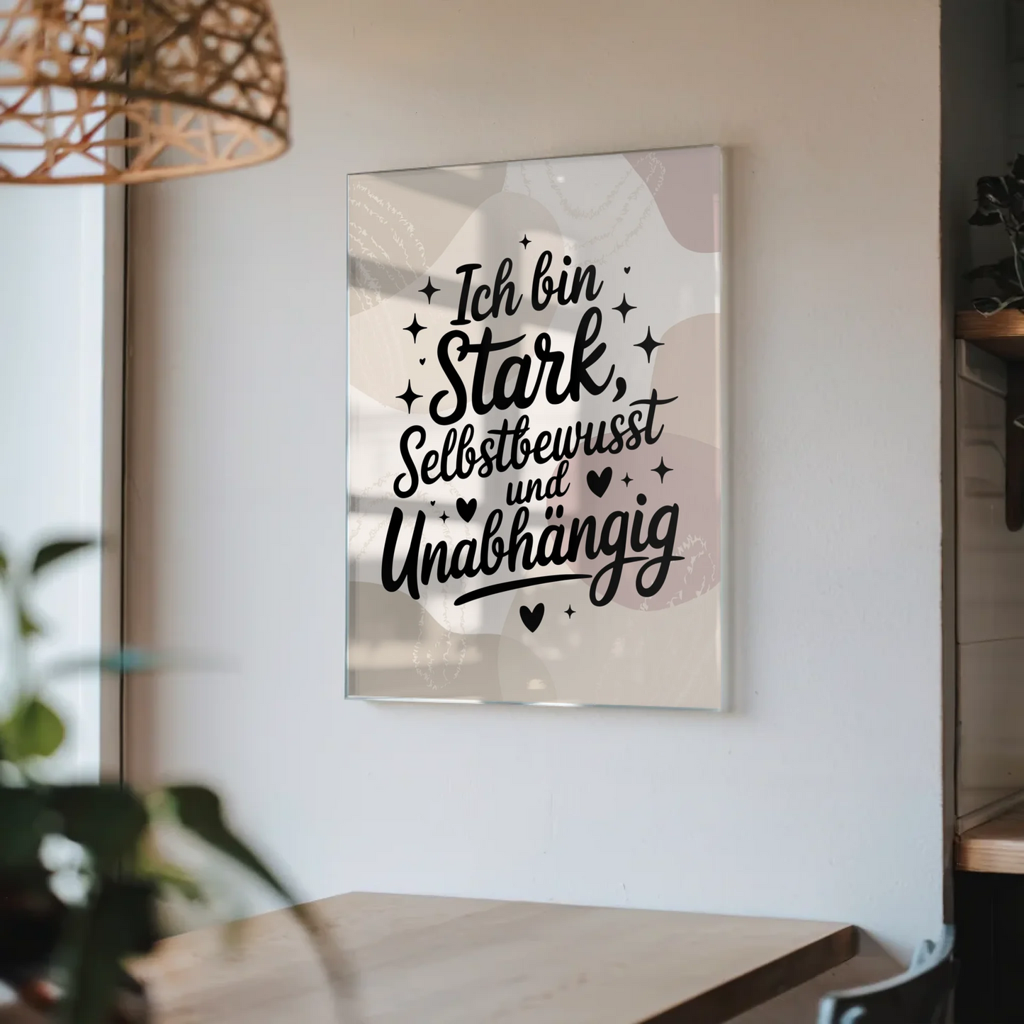 Bild Aus Acrylglas Ich Bin Stark Positiv Selbstbewusst