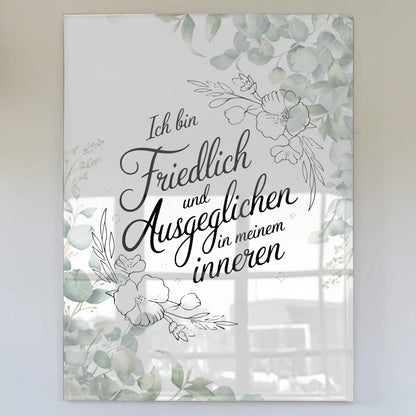 Wandbild Auf Acrylglas Positiv Friedlich Ausgeglichen