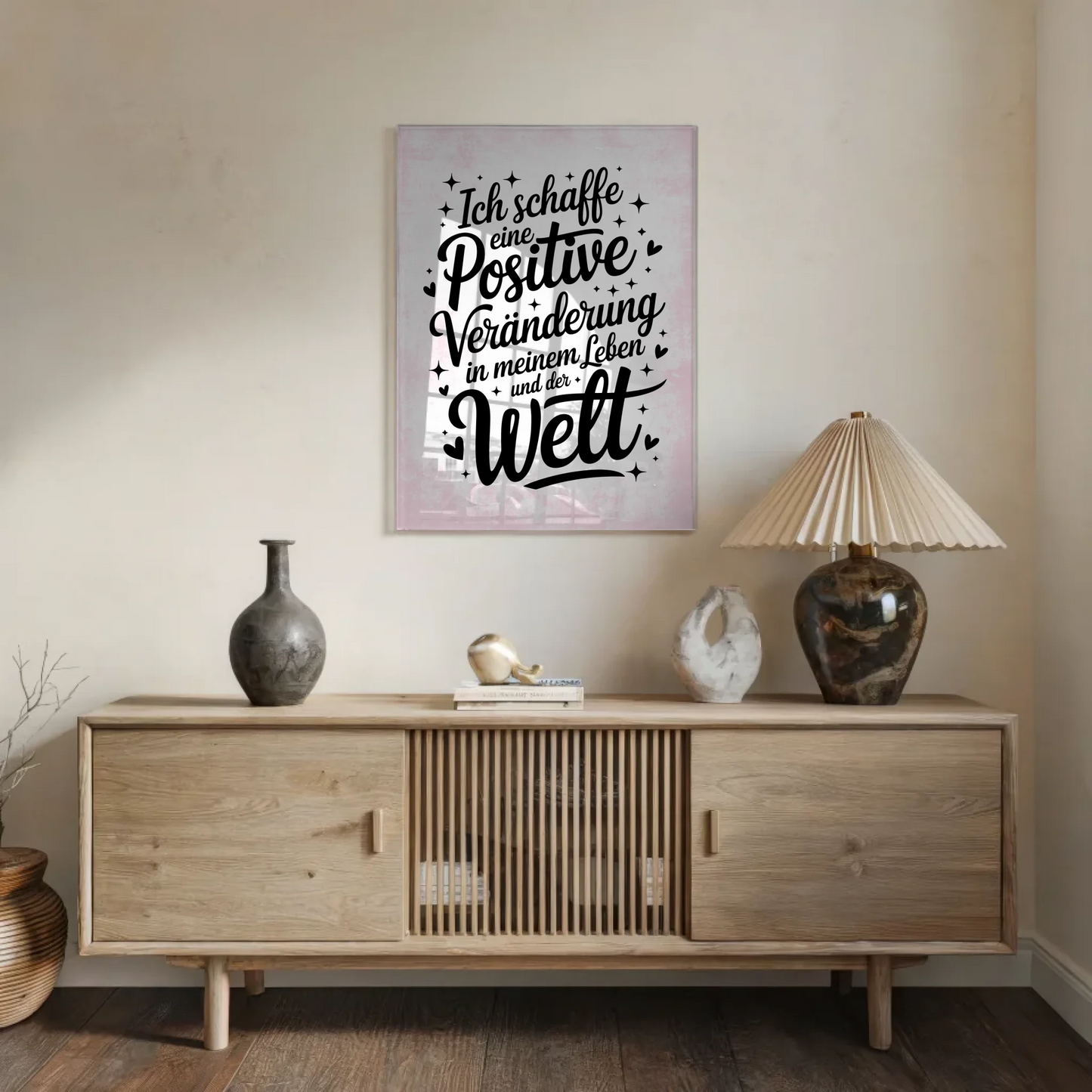 Acrylglas Bild Positive Veränderung Geschenkidee