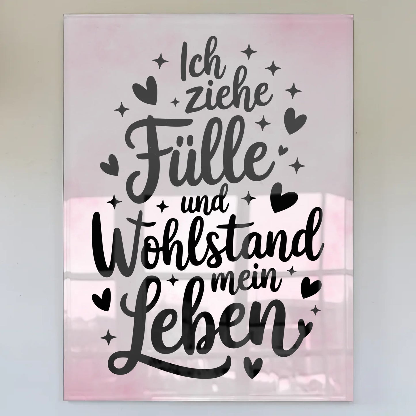 Acrylglas Mit Foto Positiv Fülle Wohlstand Geschenk