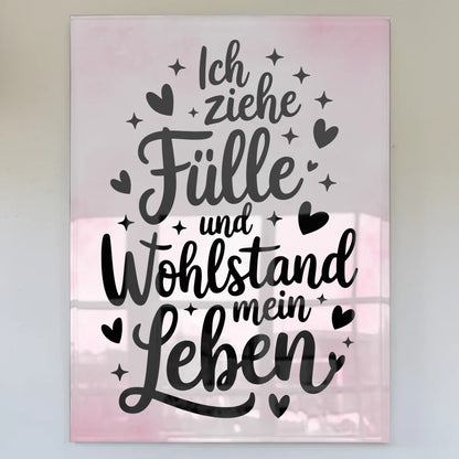 Acrylglas Mit Foto Positiv Fülle Wohlstand Geschenk