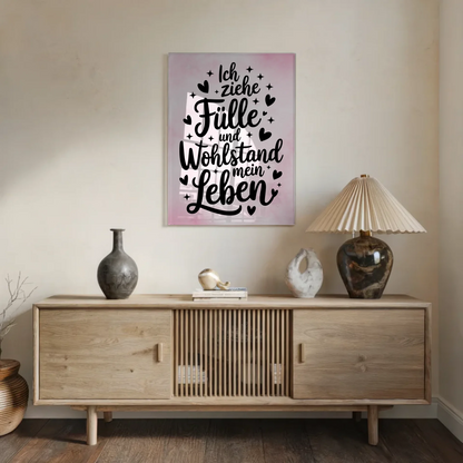 Acrylglas Mit Foto Positiv Fülle Wohlstand Geschenk