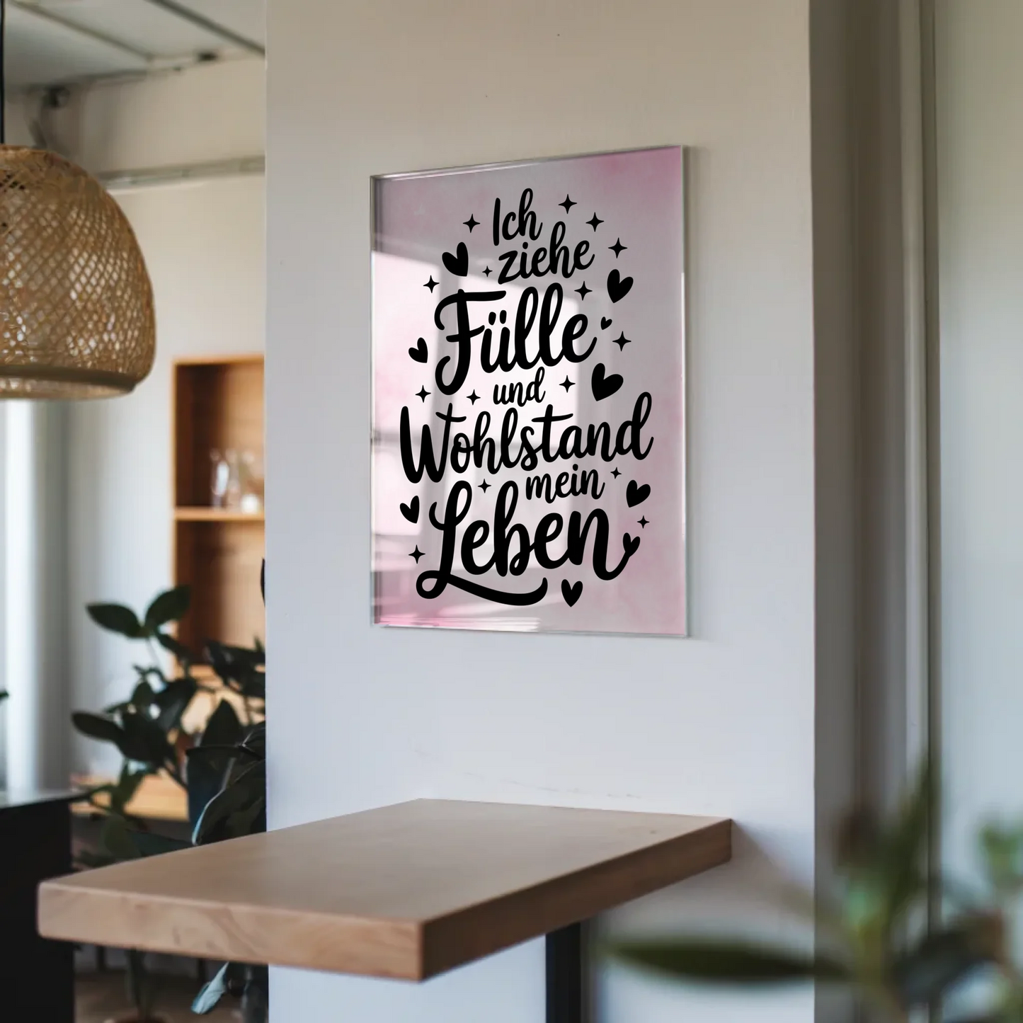 Acrylglas Mit Foto Positiv Fülle Wohlstand Geschenk