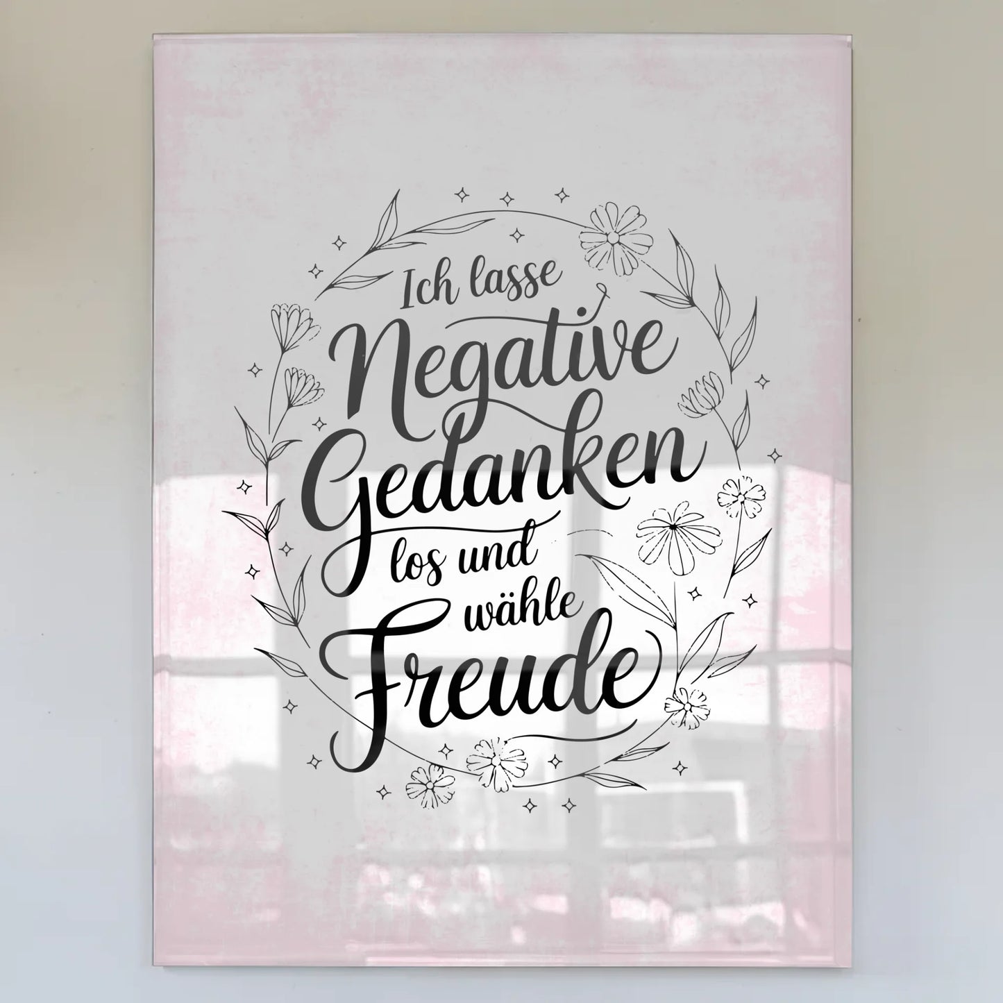 Wandbild Auf Acrylglas Positiv Gedanken Freude Poster