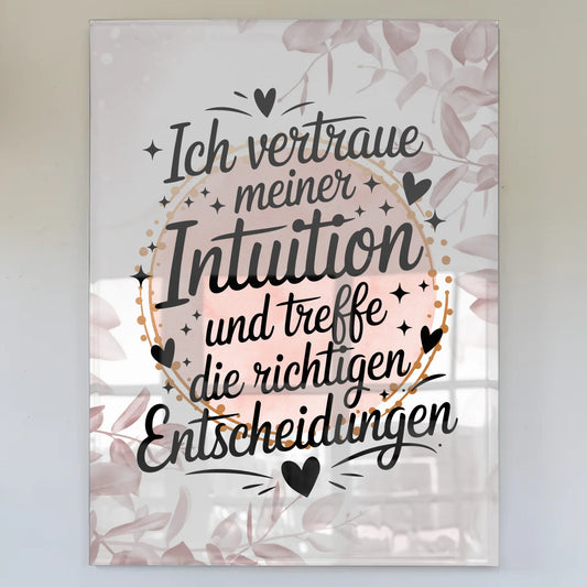 Wandbild Auf Acrylglas Intuition Richtige Entscheidungen