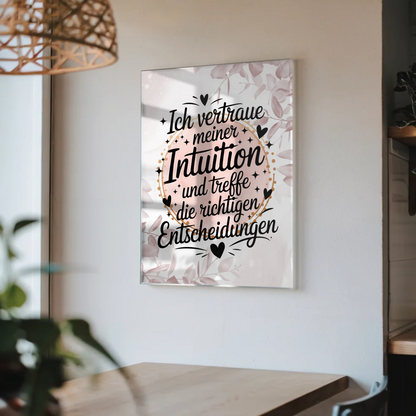 Wandbild Auf Acrylglas Intuition Richtige Entscheidungen