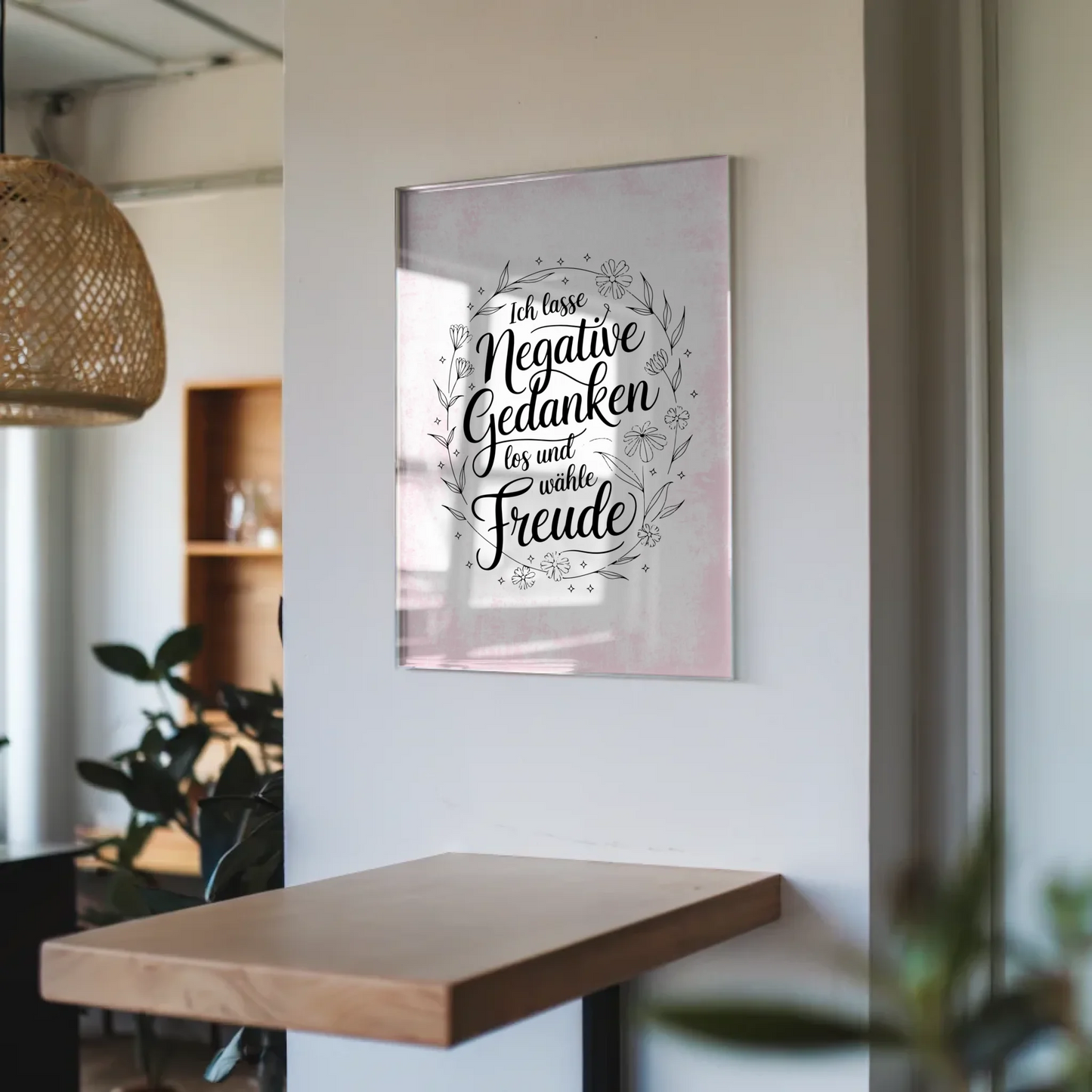 Wandbild Auf Acrylglas Positiv Gedanken Freude Poster