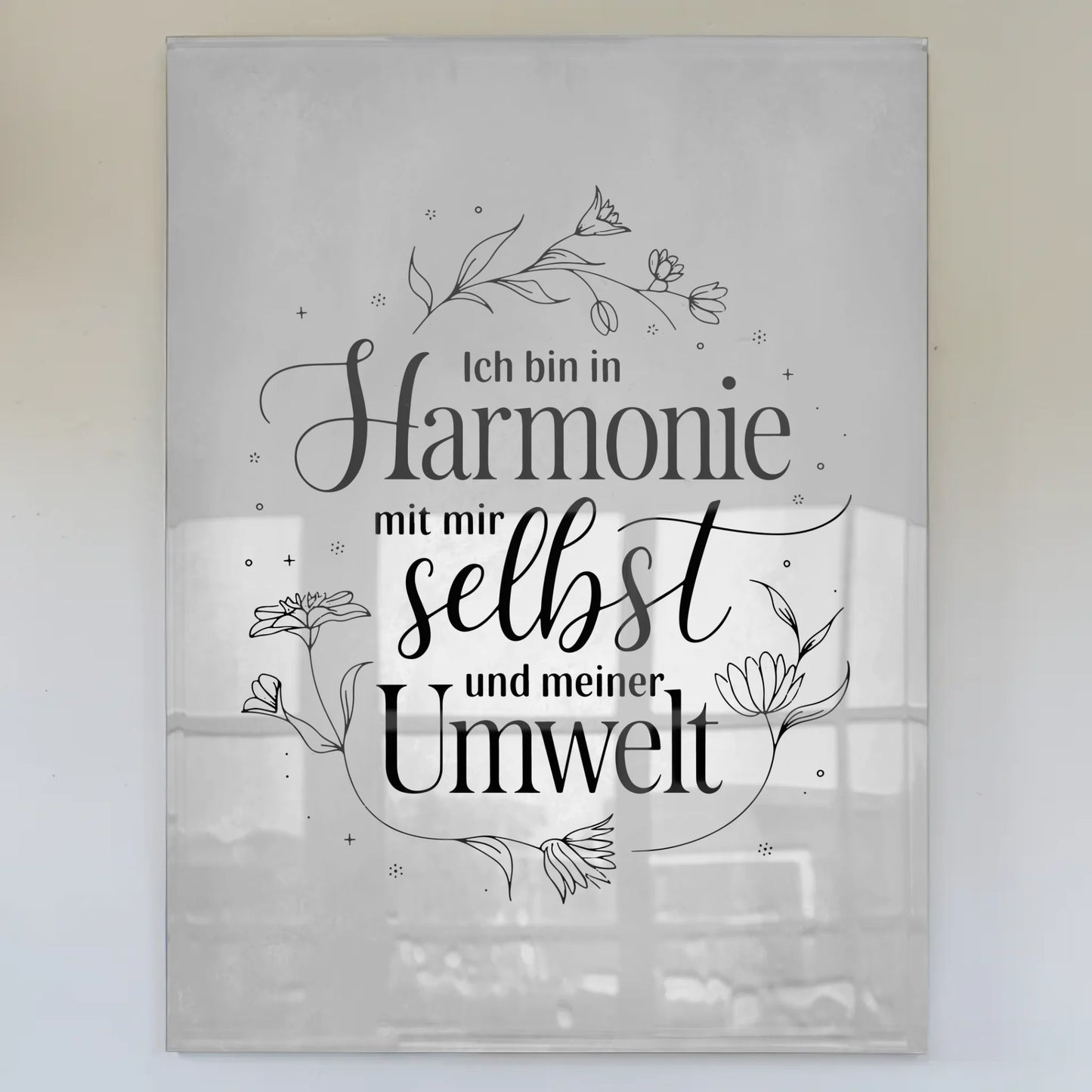 Foto Acrylglas Ich bin in Harmonie Geschenkidee