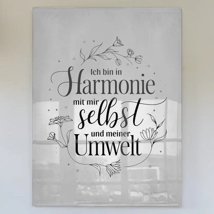 Foto Acrylglas Ich bin in Harmonie Geschenkidee