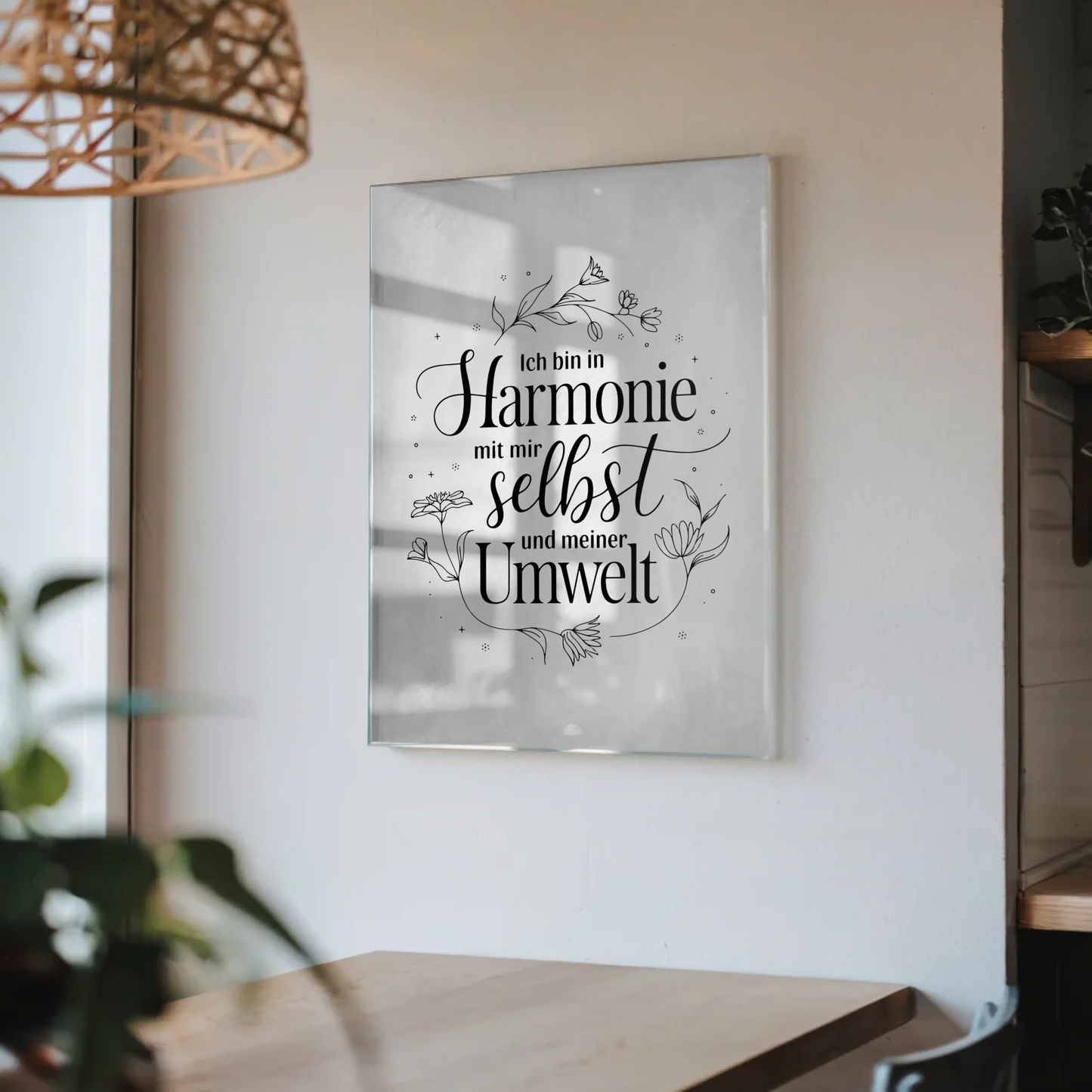 Foto Acrylglas Ich bin in Harmonie Geschenkidee