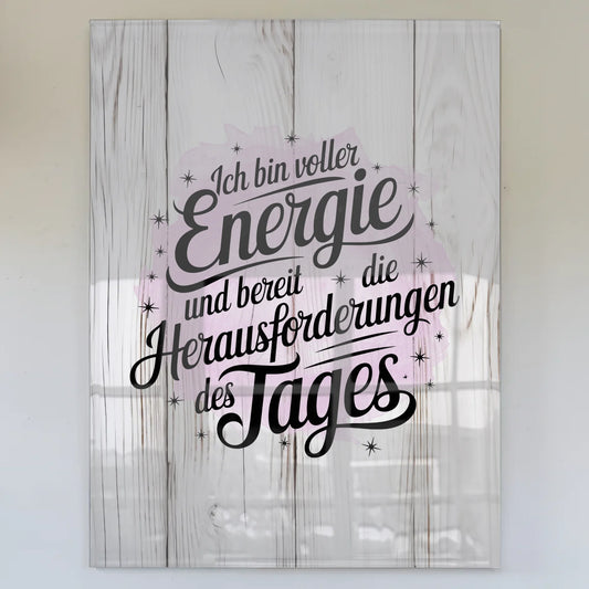 Bild Aus Acrylglas - Energiegeladen für den Tag