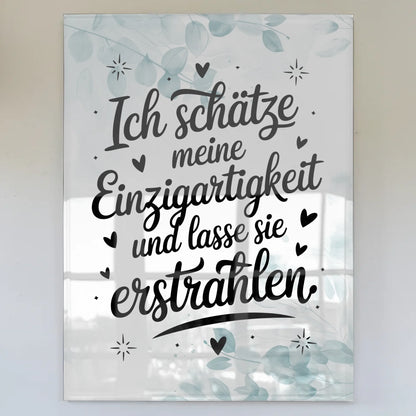 Acrylglas Bild - Einzigartigkeit Erstrahlen Lassen
