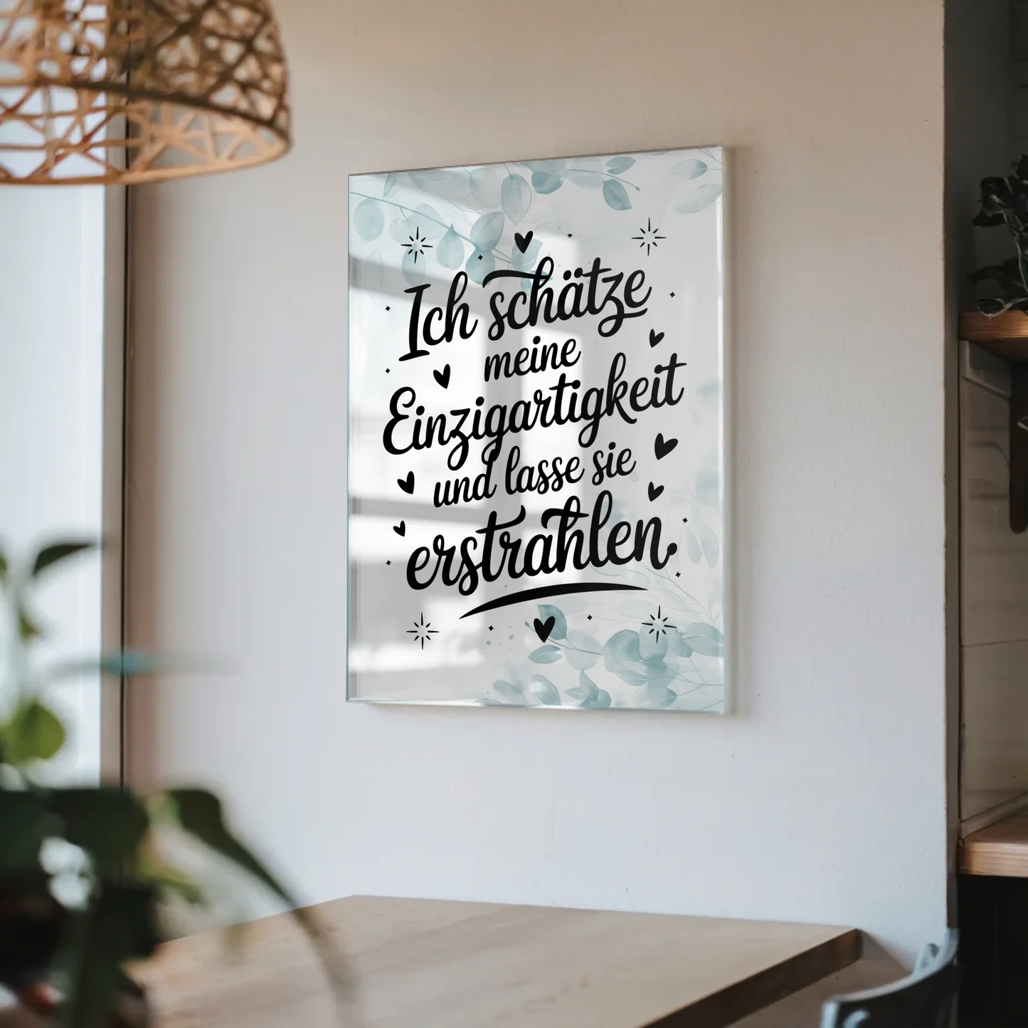 Acrylglas Bild - Einzigartigkeit Erstrahlen Lassen