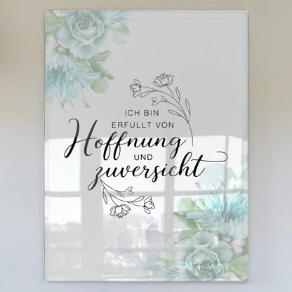 Bild Mit Acrylglas - Hoffnung und Zuversicht Positiv