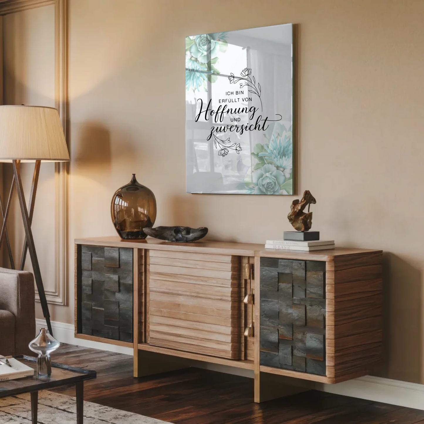 Bild Mit Acrylglas - Hoffnung und Zuversicht Positiv