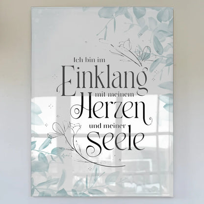Bild Aus Acrylglas Ich Bin Im Einklang Poster Geschenk