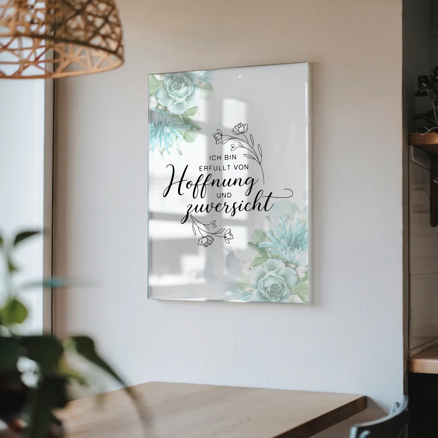 Bild Mit Acrylglas - Hoffnung und Zuversicht Positiv