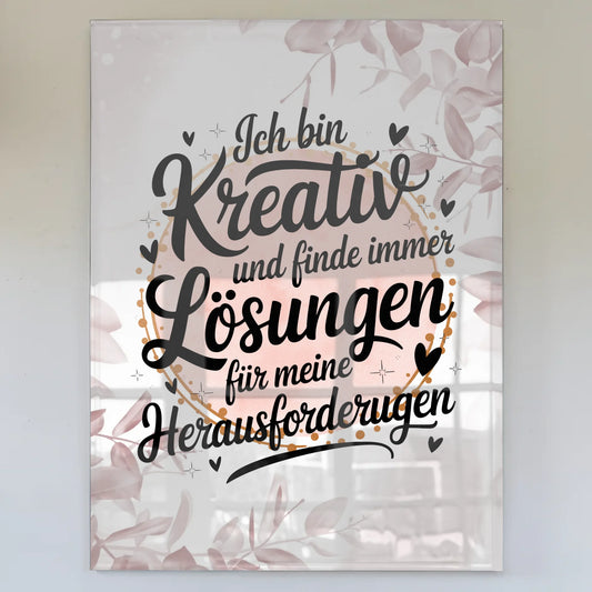 Bild Acrylglas - Kreative Lösungen für positive Herausforderungen