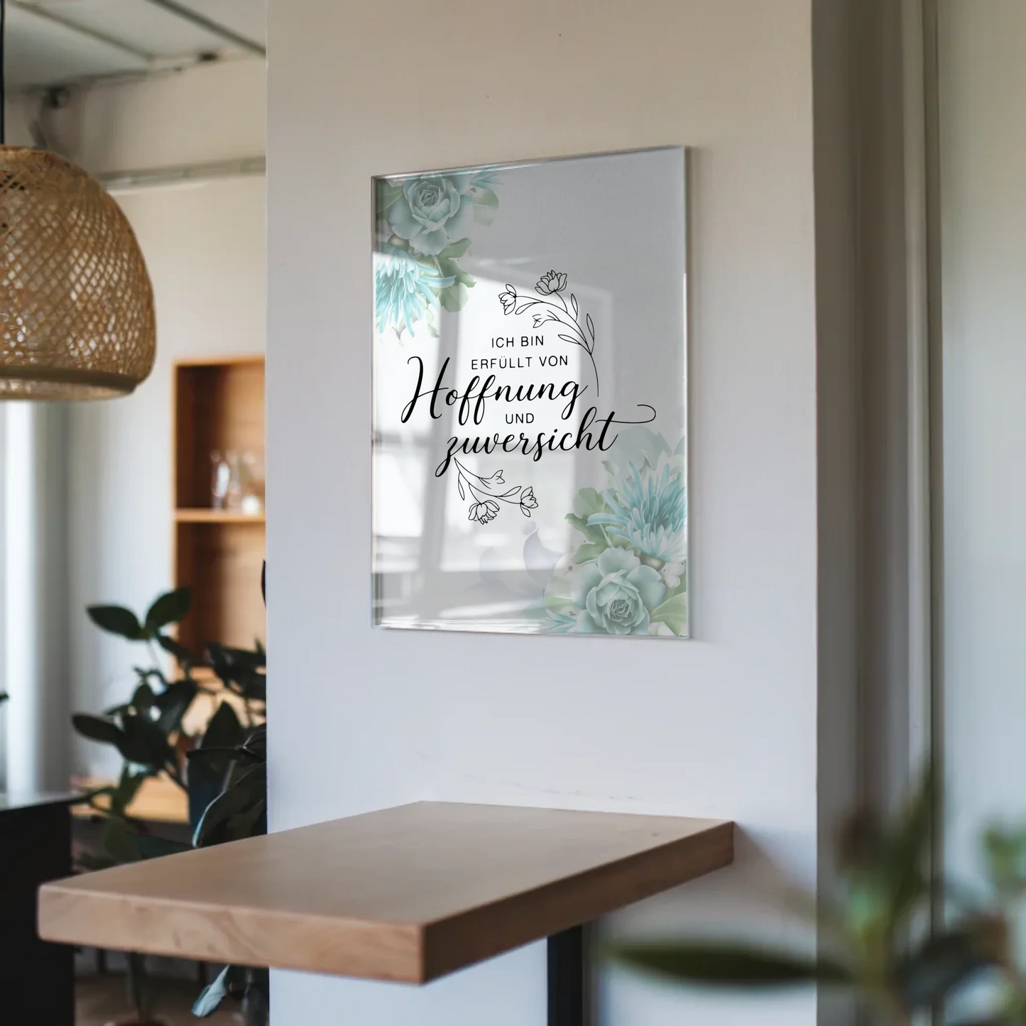 Bild Mit Acrylglas - Hoffnung und Zuversicht Positiv