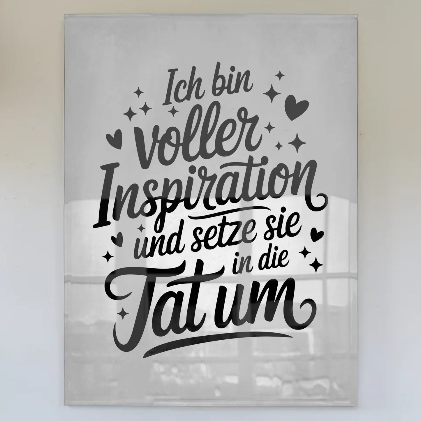 Acrylglas Mit Foto - Positiv Inspirierende Kunst