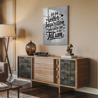 Acrylglas Mit Foto - Positiv Inspirierende Kunst