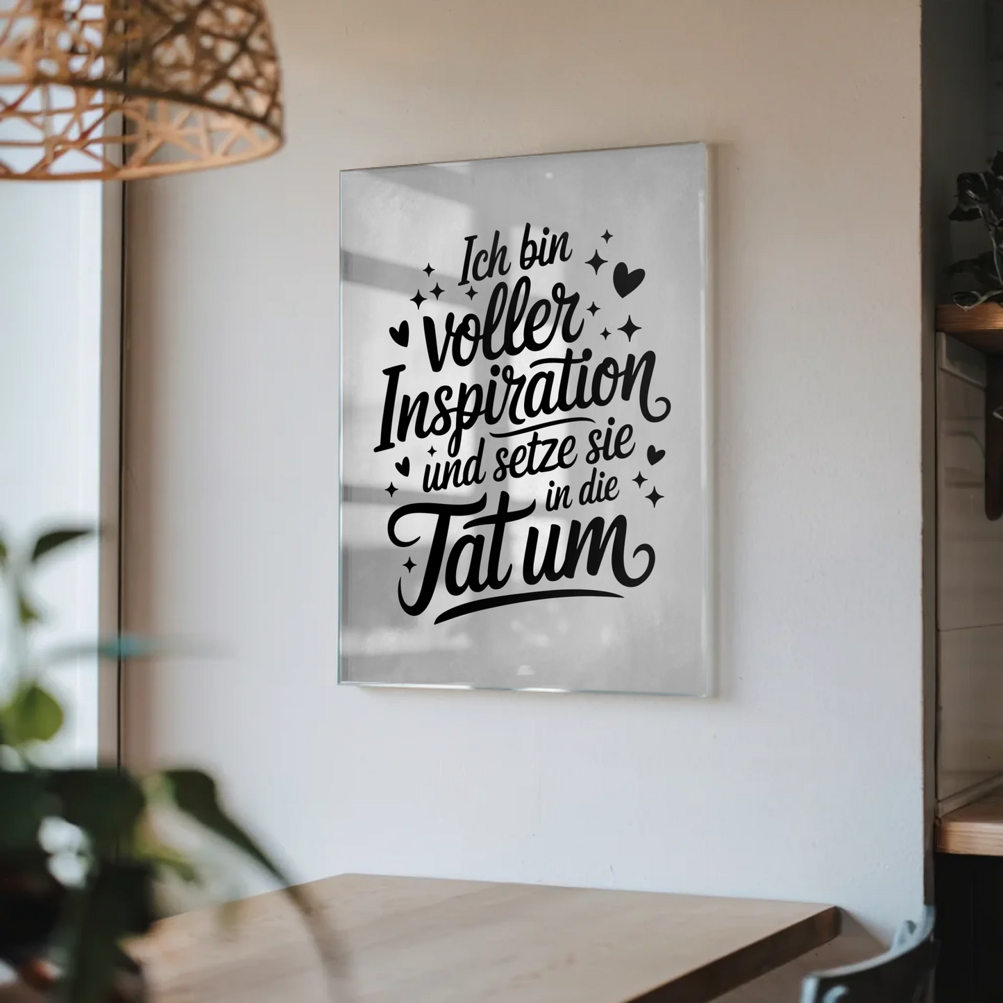 Acrylglas Mit Foto - Positiv Inspirierende Kunst