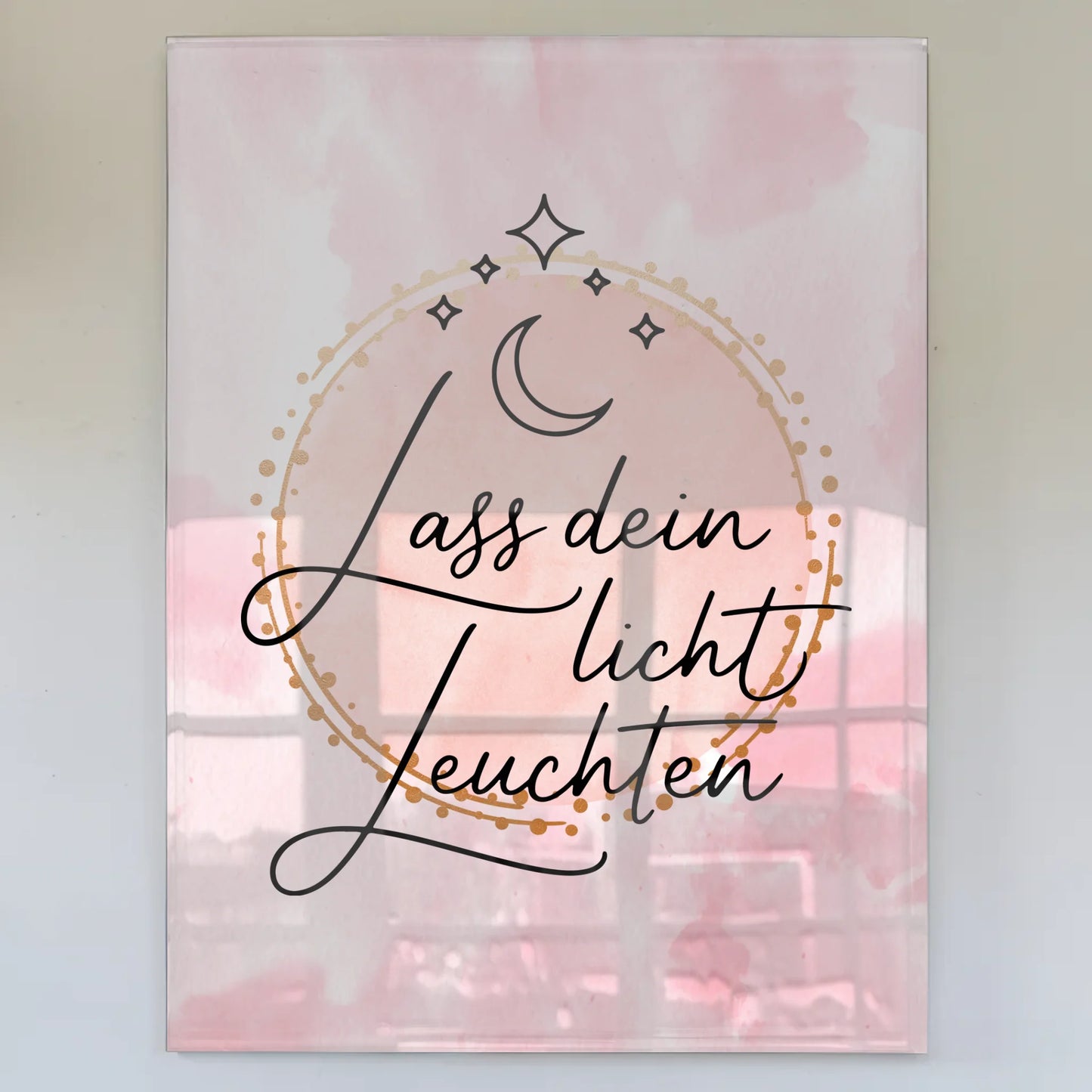Foto Mit Acrylglas Lass dein Licht leuchten Geschenk