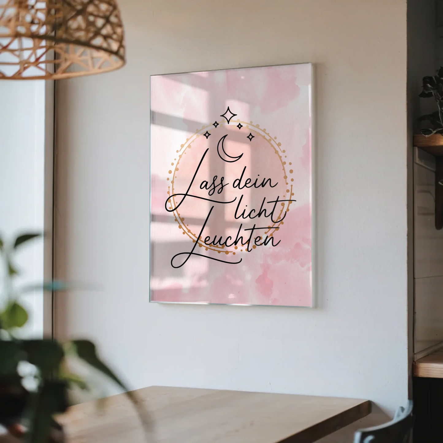 Foto Mit Acrylglas Lass dein Licht leuchten Geschenk