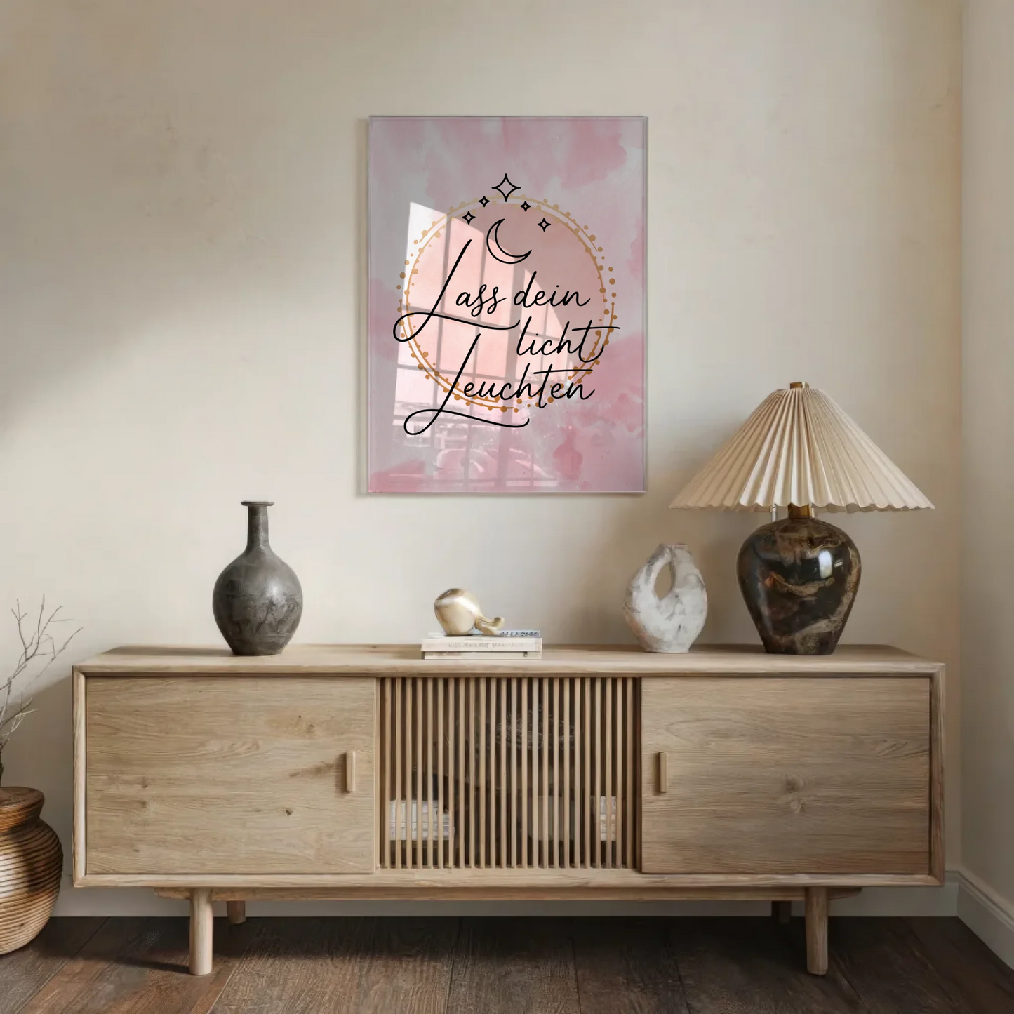 Foto Mit Acrylglas Lass dein Licht leuchten Geschenk