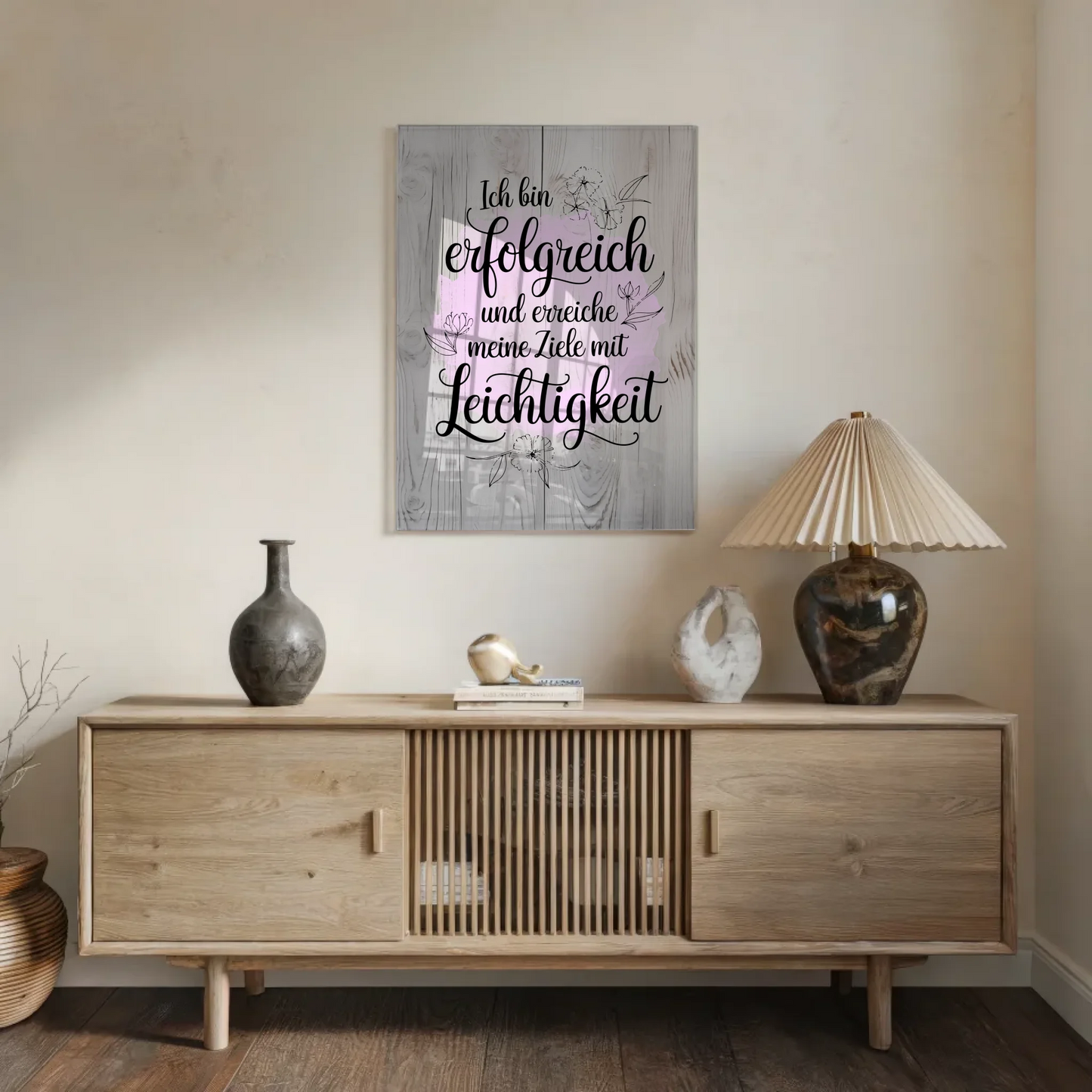 Acrylglas Wandbild Ich Erreiche Ziele Mit Leichtigkeit