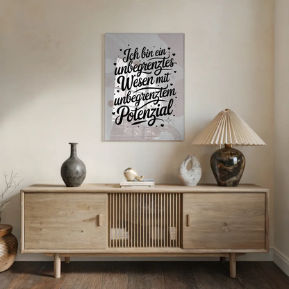 Acrylglas Bild Positiv Unbegrenztes Wesen Potential