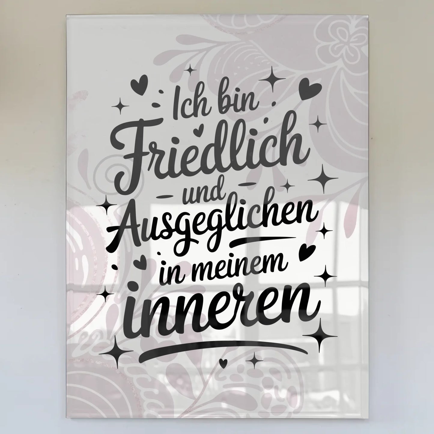 Bild Aus Acrylglas Positiv Friedlich und Ausgeglichen