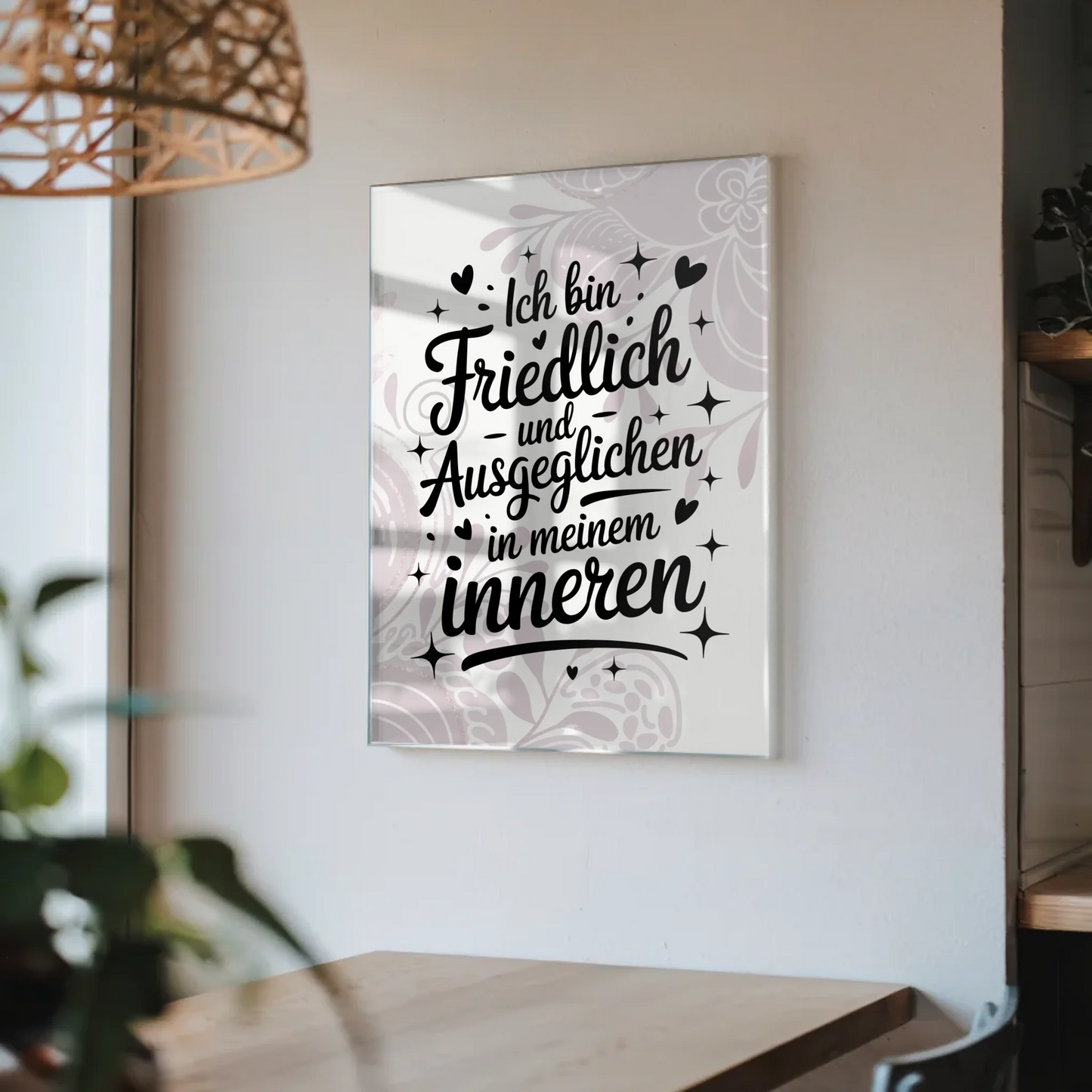 Bild Aus Acrylglas Positiv Friedlich und Ausgeglichen