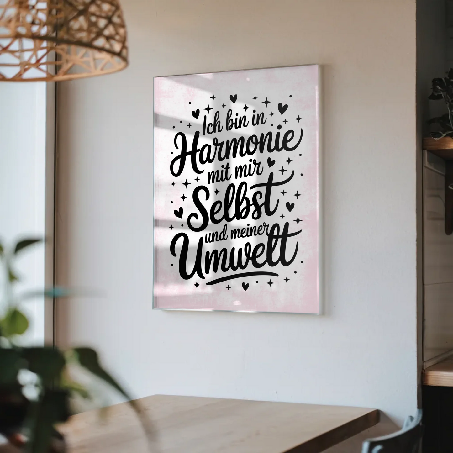 Bild Mit Acrylglas - Positiv in Harmonie mit Umwelt