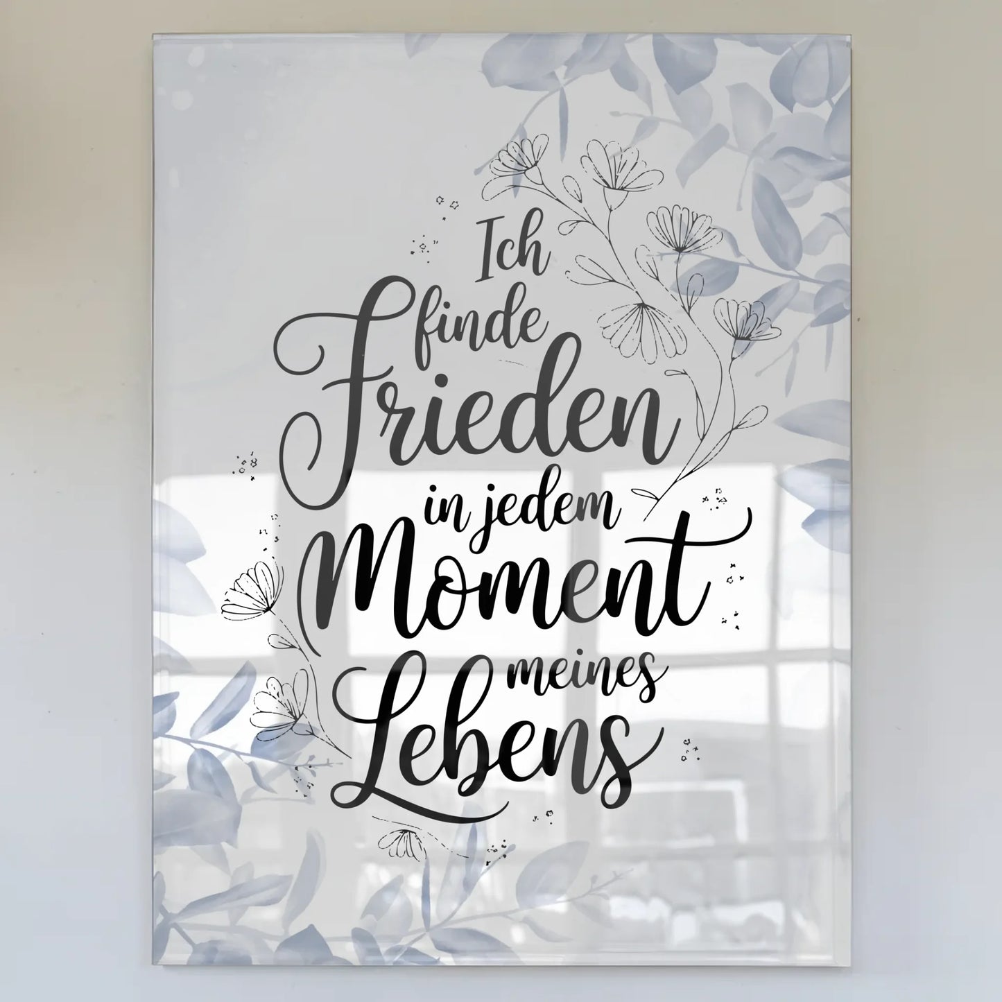 Wandbild Auf Acrylglas Positiv Frieden Lebensmoment