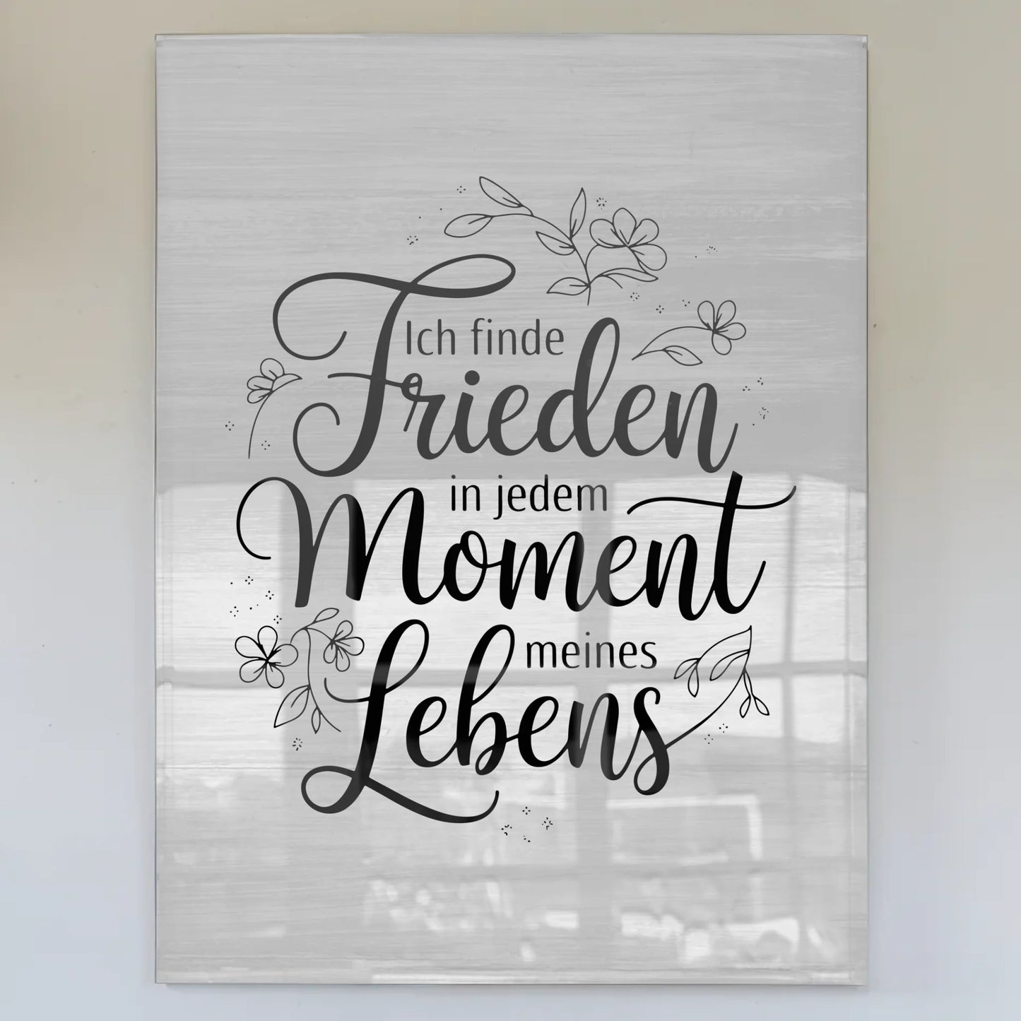 Bild Aus Acrylglas Ich Finde Frieden Poster Leinwand