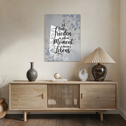 Wandbild Auf Acrylglas Positiv Frieden Lebensmoment