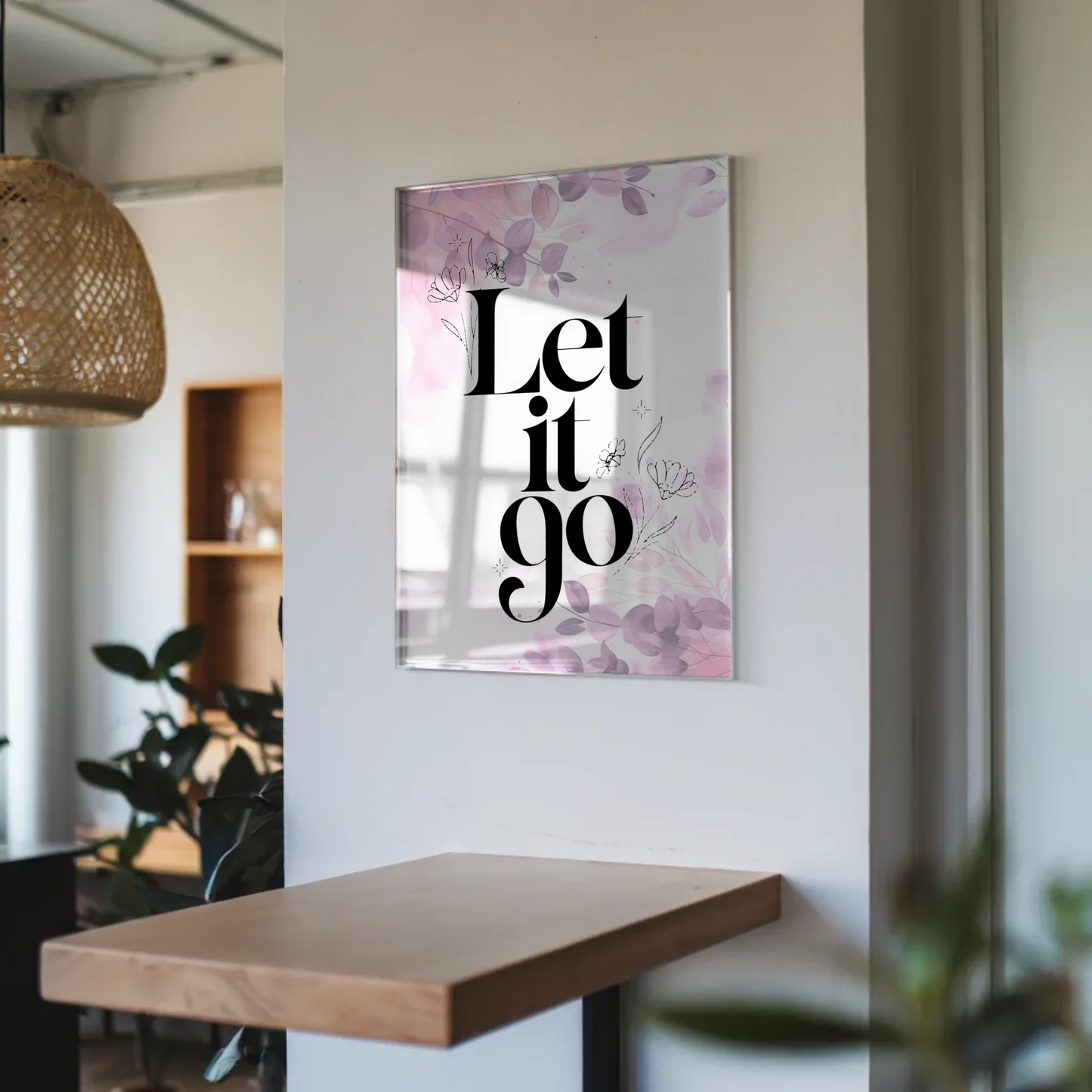 Foto Acrylglas Let it go - Personalisiertes Geschenk