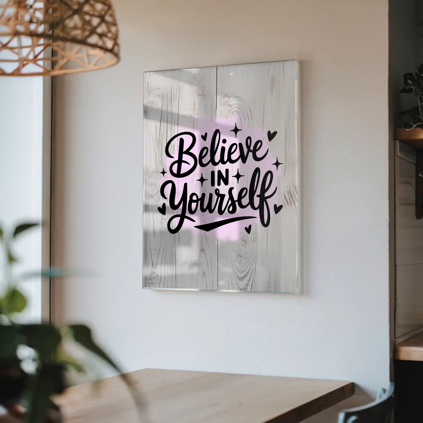 Bild Aus Acrylglas Believe in Yourself Geschenkidee
