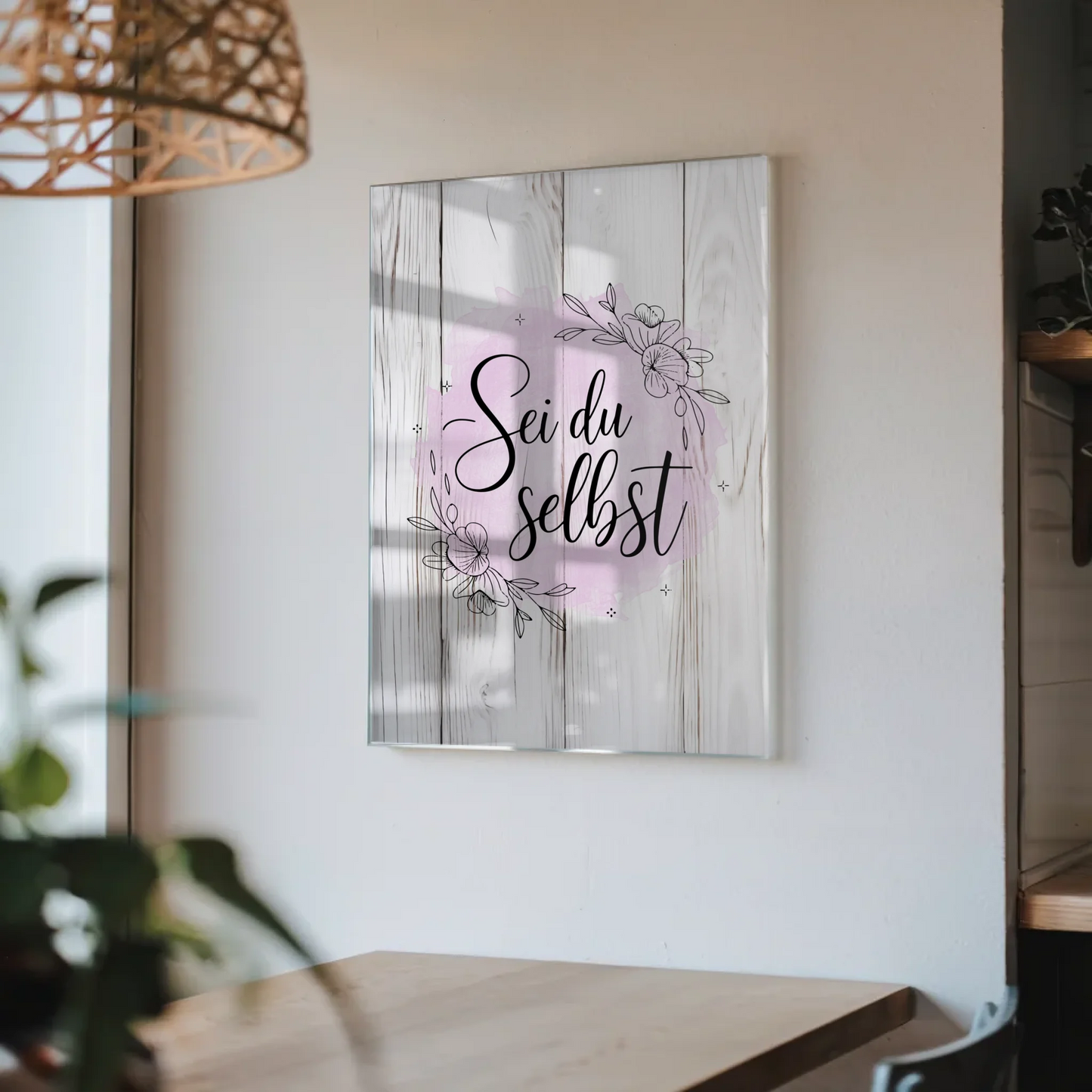 Foto Acrylglas Sei du selbst - Personalisiertes Geschenk