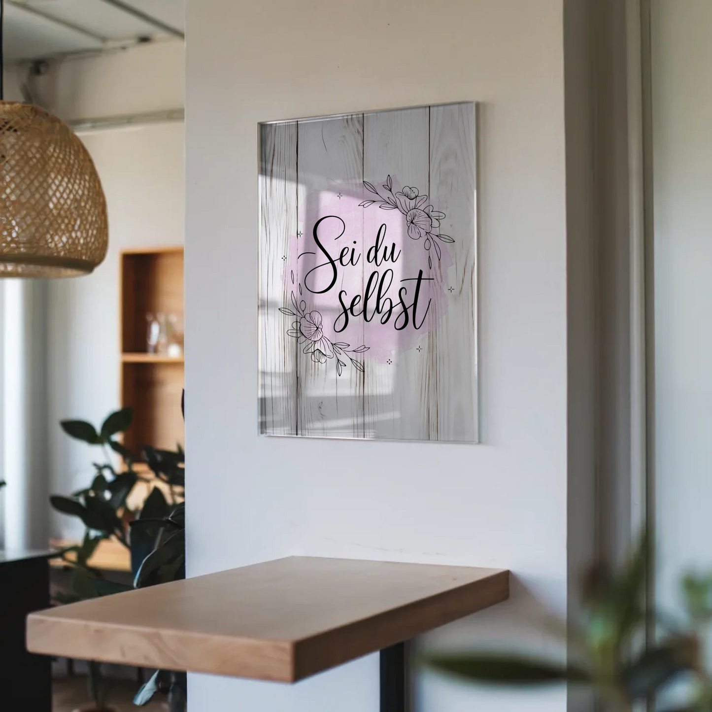 Foto Acrylglas Sei du selbst - Personalisiertes Geschenk