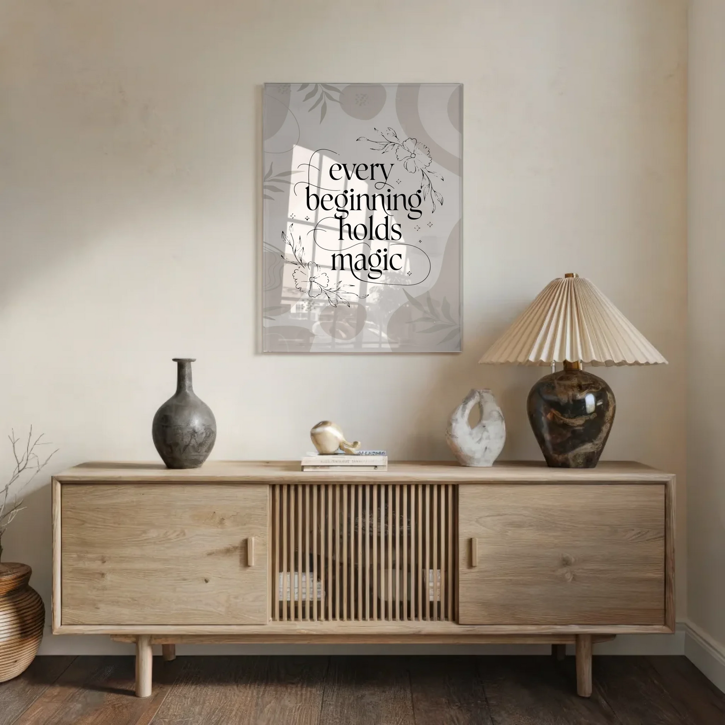 Bild Aus Acrylglas Every Beginning Holds Magic Geschenk