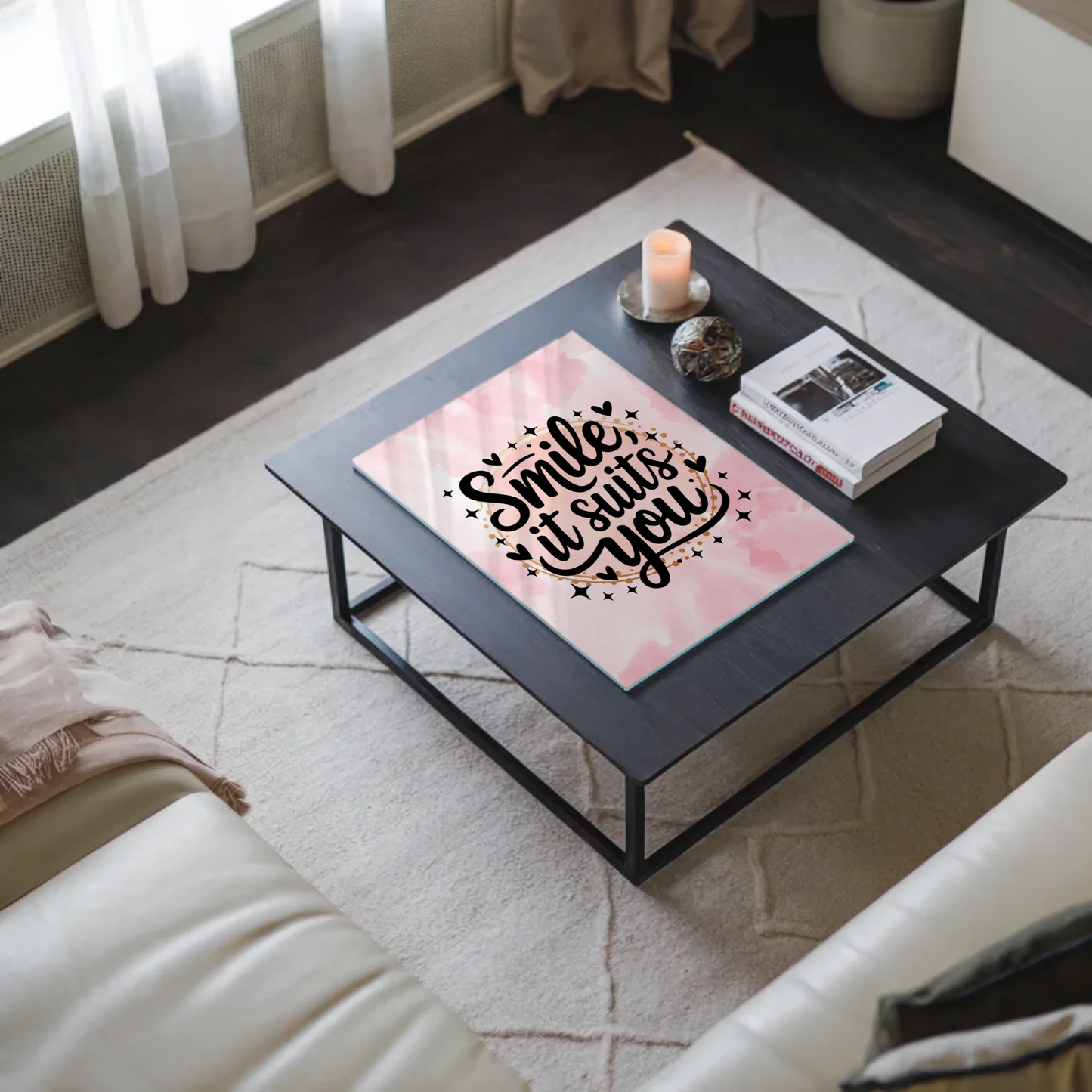 Smile it suits you Bild Acrylglas personalisiert