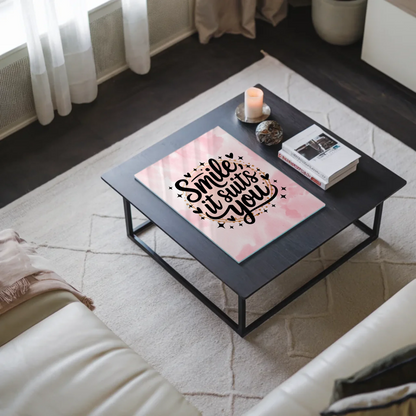 Smile it suits you Bild Acrylglas personalisiert