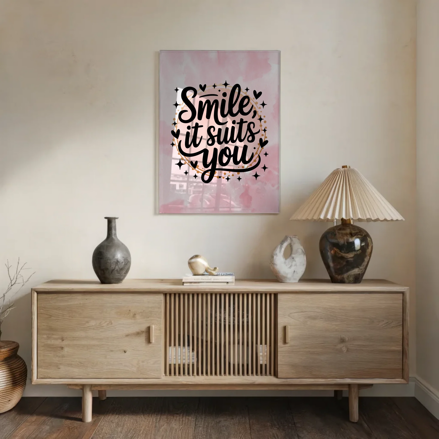 Smile it suits you Bild Acrylglas personalisiert