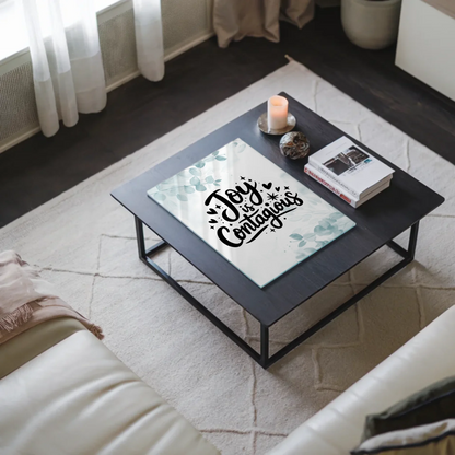 Wandbild Acrylglas Joy is Contagious personalisiert