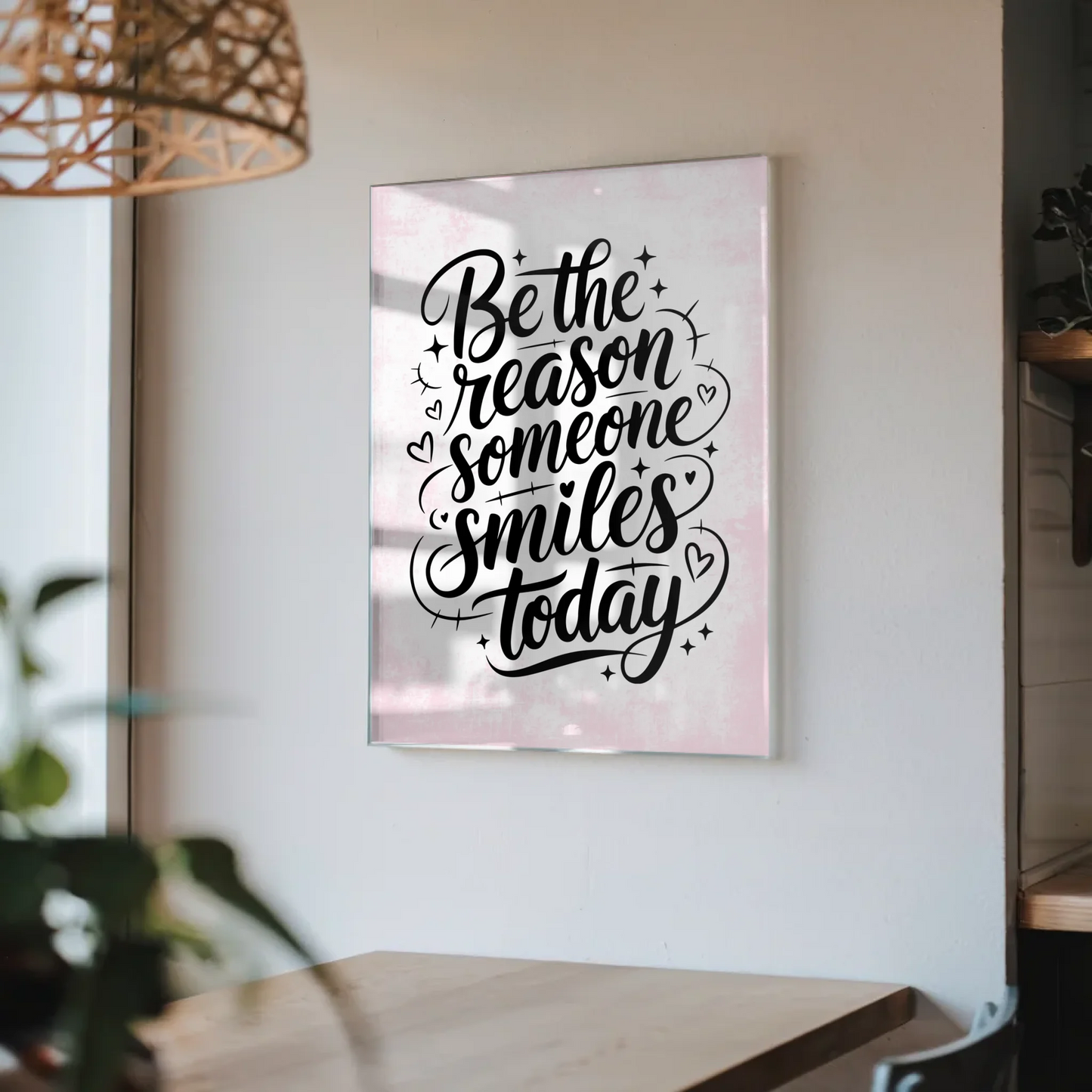 Bild Acrylglas Be the reason someone smiles today