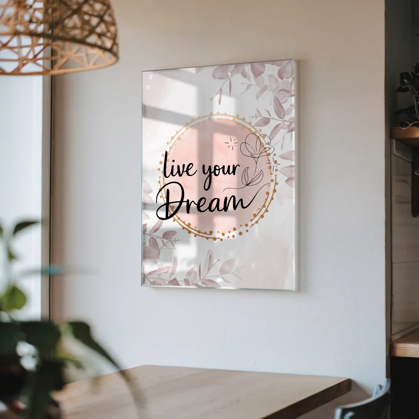 Bild Mit Acrylglas Live Your Dream Geschenkideen