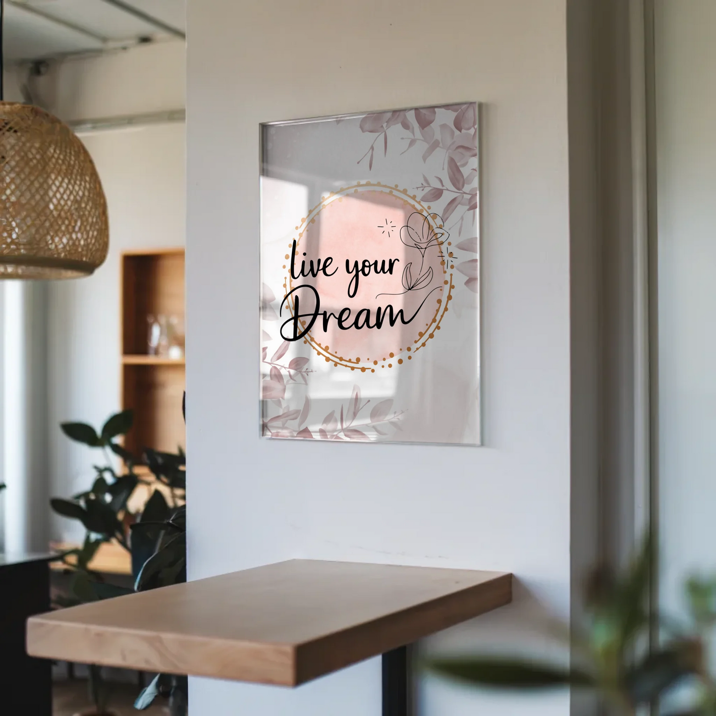 Bild Mit Acrylglas Live Your Dream Geschenkideen
