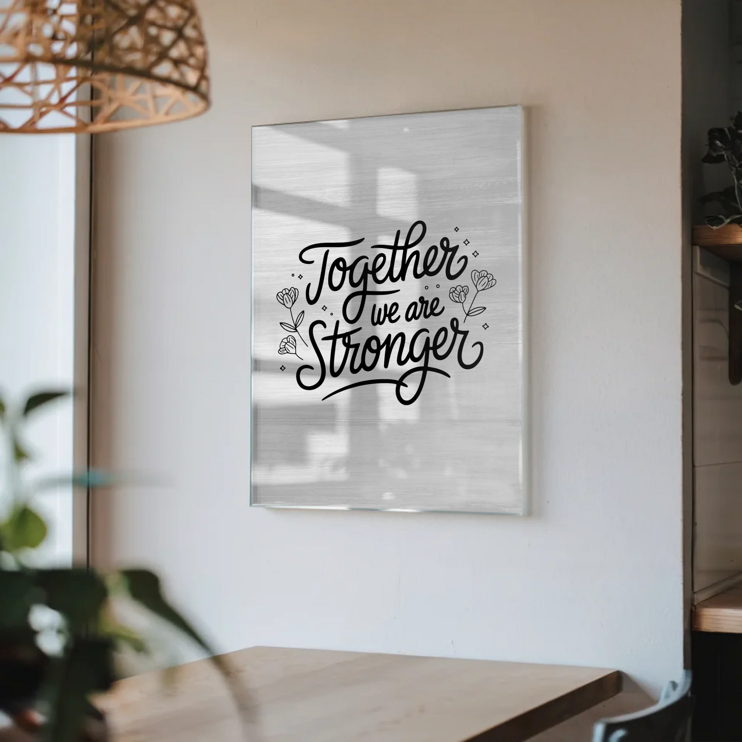 Foto Acrylglas Together we are stronger Geschenkideen